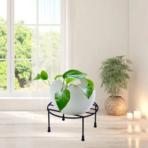 Black_Set_of_4_Plant_Stand/Flower_Pot_Stand