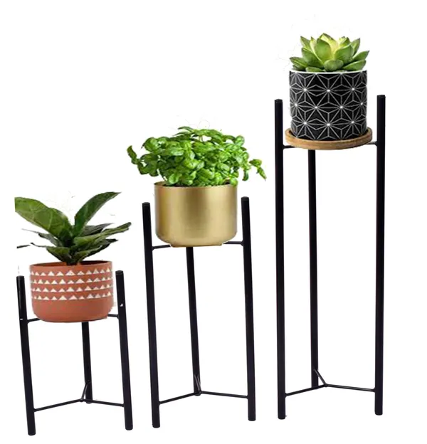 Indoor_or_Outdoor_Plant_Display_Stand,_Pot_Stand,_Set_of_3_-_Black_(DVPOT-28B)