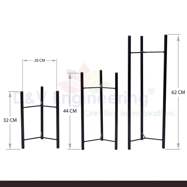 Indoor_or_Outdoor_Plant_Display_Stand,_Pot_Stand,_Set_of_3_-_Black_(DVPOT-28B)