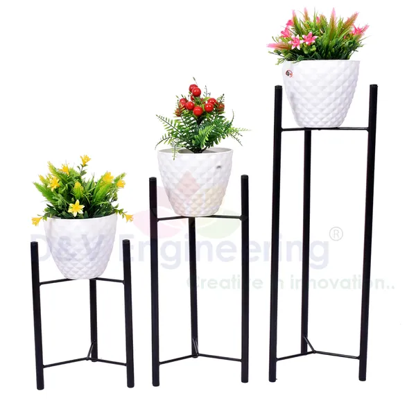 Indoor_or_Outdoor_Plant_Display_Stand,_Pot_Stand,_Set_of_3_-_Black_(DVPOT-28B)