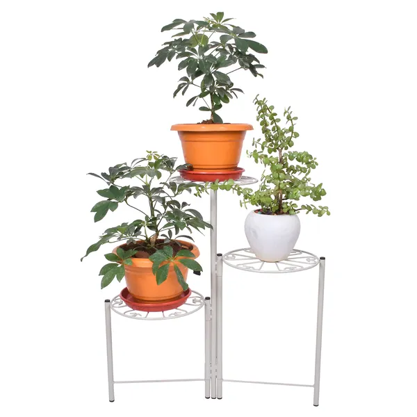 3-Tiered_Indoor/Outdoor_Foldable_Plant_Stand,_Pot_stand_-Grey_(DVPOT-29W)