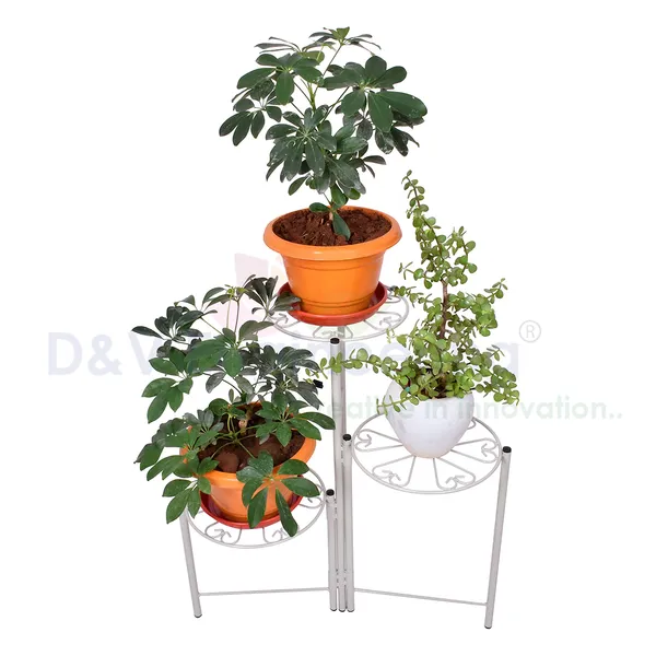 3-Tiered_Indoor/Outdoor_Foldable_Plant_Stand,_Pot_stand_-Grey_(DVPOT-29W)