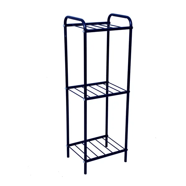 3-Tier_Indoor_Outdoor_Multipurpose_Plant_Stand_Rack,_Flower_Pot_Display_Shelf_-_Black_(DVPOT-30B-3T)
