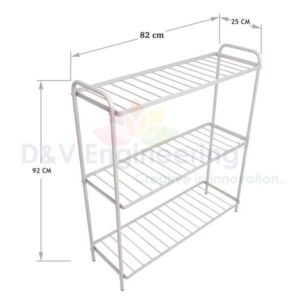 3-Tier_Indoor_Outdoor_Multipurpose_Plant_Stand_Rack,_Flower_Pot_Display_Shelf,_32.25"_Wide,_36.2"_Height_-_Grey_(DVPOT-31W-3T)