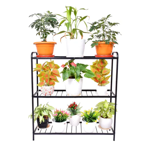 3-Tiered_Shelf_Indoor_Outdoor_Multipurpose_Floor_Mount_Plant_Stand_Rack,_Flower_Pot_Display_Shelf,_32.25"_Wide,_36.2"_Height_-_Black_(DVPOT-31-B-3T)