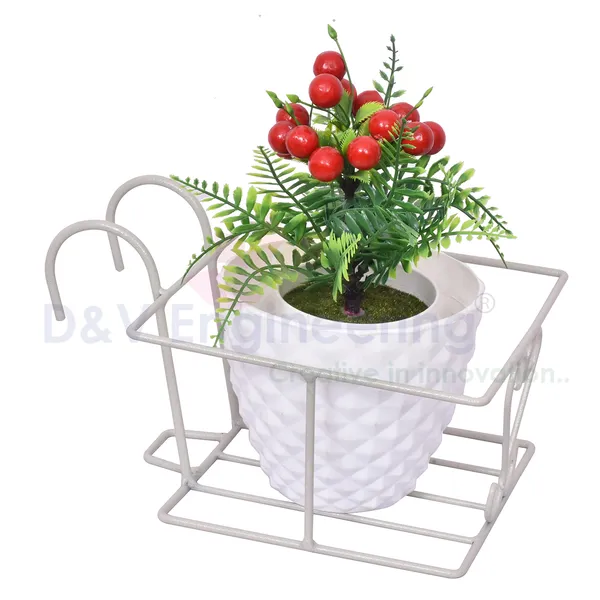 Grey_Set_of_2_-Hanging_Flower_Pot_Holder_Railing_Potted_Plant_Stand_for_Home_Balcony