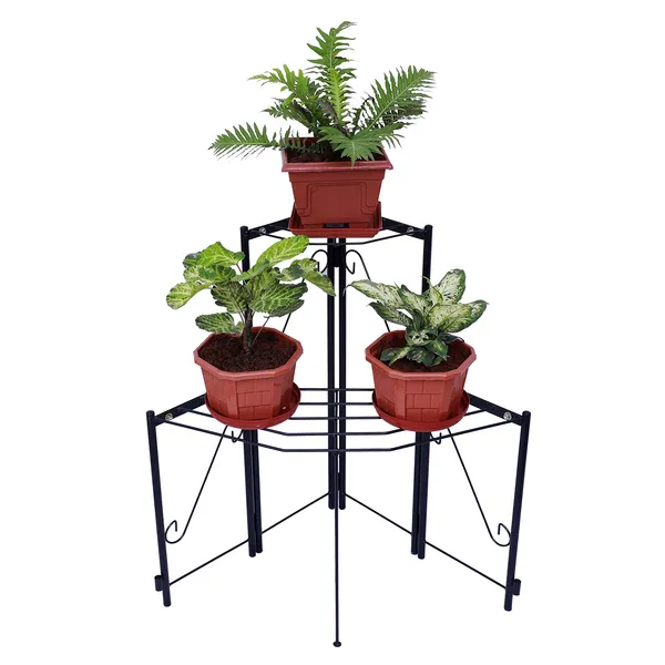 Corner_Plant_Stand_flower_pot_stand_2-Tier_Rack_Perfect_for_Patio_Garden_Balcony_(Black)(DVPOT-35B-2T)