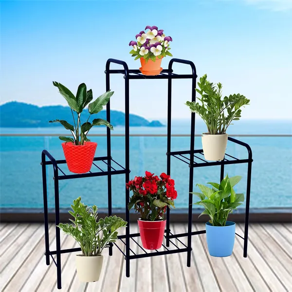 Multi-Tiered_Shelf_Freestanding_Indoor_Outdoor_Plant_Stand_Rack,_Flower_Pot_Display_Shelf,_36"_Wide,_36"_Height_(4_Shelf)_(DVPOT-43-B)
