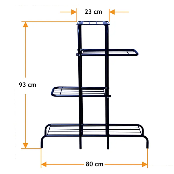 4_Tier_Indoor_&_Outdoor_Plant_Stand,_Potted_Plant_Holder,_Flower_pot_stand_-_Black_(DVPOT-45B)