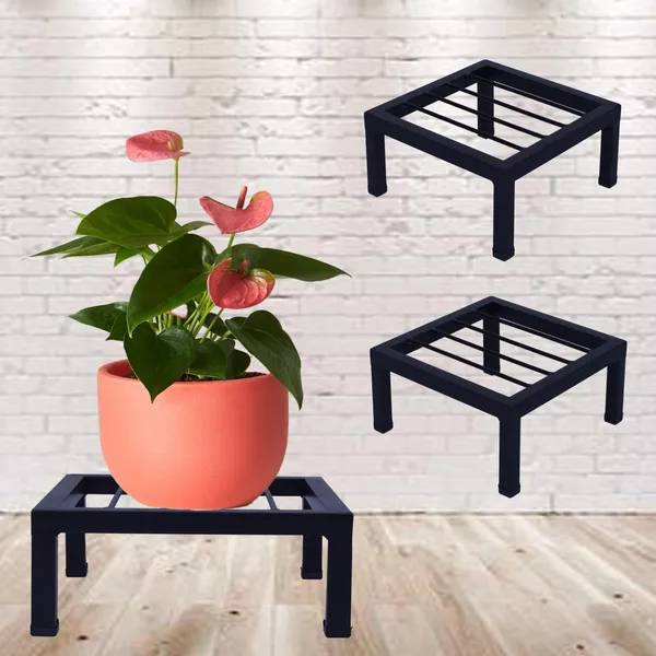 Heavy_Duty_Planter_Stand_Flower_Pot_Stand_Plant_Stands_for_Indoor_or_Outdoor_balcony,_25X25X11_CM_-_Black,_Pack_of_2_(DVPOT-51B-02)