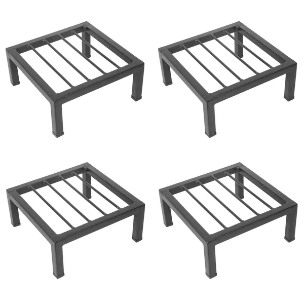 Heavy_Duty_Planter_Stand_Flower_Pot_Stand_Plant_Stands_for_Indoor_or_Outdoor_balcony,_25X25X11_CM_-_Black,_Pack_of_4_(DVPOT-51B-04)