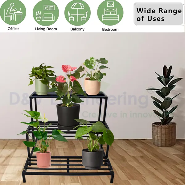 Premium_Multipurpose_Planter_Stand___Flower_Pot_Stand__plant_stand_for_Home_garden_balcony_-_3_Tier_(DVPOT-53B-3T)
