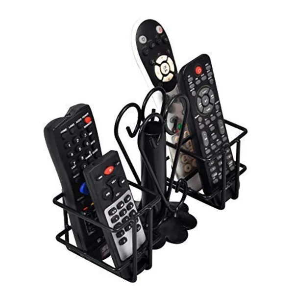 Metal_Living_Room_Tabletop_Flower_Vase_Organizer_For_Tv_Ac_Dvd_Dth_Remotes