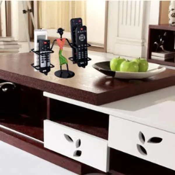 Stylish_Tabletop_Remote_Holder/Stand/Organizer/living_room_showpiece_for_TV_AC_DVD_DTH_Remotes_-_(4-Remotes,_Green_&_Pink)DVRS-06B
