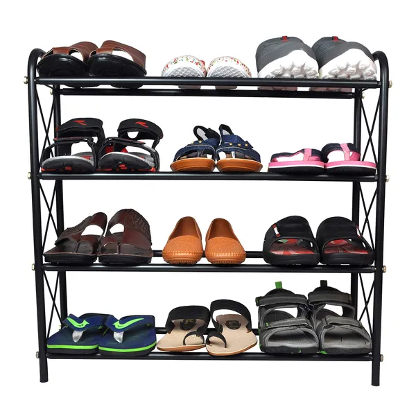 Shoe_Rack/Storage/Organizer/Plant_stand_for_home_(4-Tier_-Tray_support)_(4-Tray)_DVSR-02B-4T