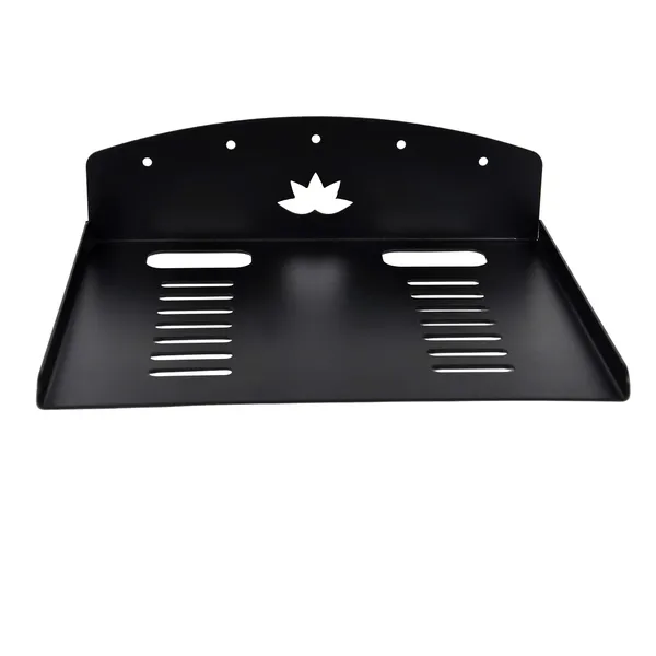 heavy_Duty_Wall_and_Ceiling_Mount_Set_top_box_stand_with_black_powder_coated_for_DVD,_Telephone,_WiFi_router_and_music_player_(Standard)__DVSTB-03B