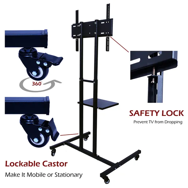 Mobile_TV_Stand_on_Wheels_for_32-55_Inch_Flat/Curved_Panel_Screens_TVs_-_Height_Adjustable_Floor_Trolley_Stand_Holds_up_to_58_Kg,_(Design_1)_DVTVS-01B