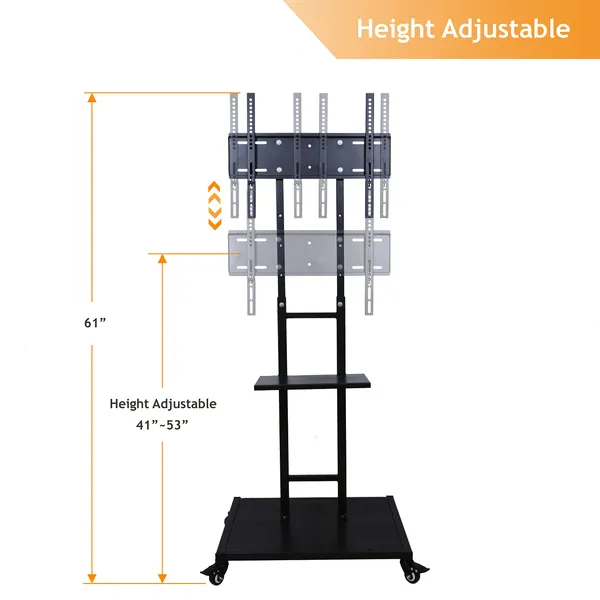 Mobile_TV_Stand_on_Wheels_for_32-55_Inch_Flat/Curved_Panel_Screens_TVs_-_Height_Adjustable_Floor_Trolley_Stand_Holds_up_to_58_Kg,_(Design_2)_DVTVS-02B