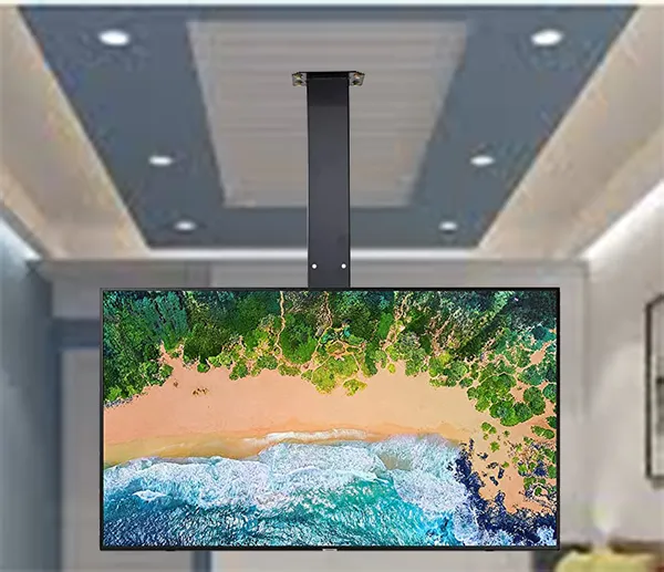 Ceiling_TV_Mount_Bracket_with_Height_Adjustable_Mount_for_32_to_55-inch_Plasma,_LCD,_LED,_Flat_&_Smart_TVs_-_Black_(DVTVS-06B)