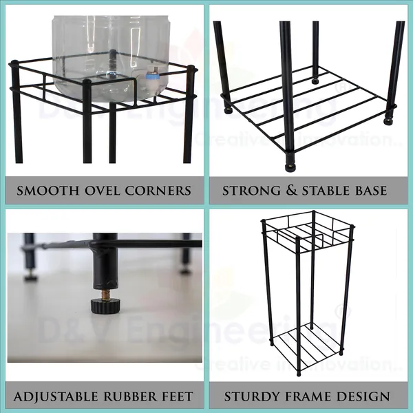 Black_Water_dispenser_stands_for_home_26.5"_Height_Water_Dispenser_Floor_Stand_for_Home,_Office,_Schools_and_Hospitals__(DVWDS-08B)
