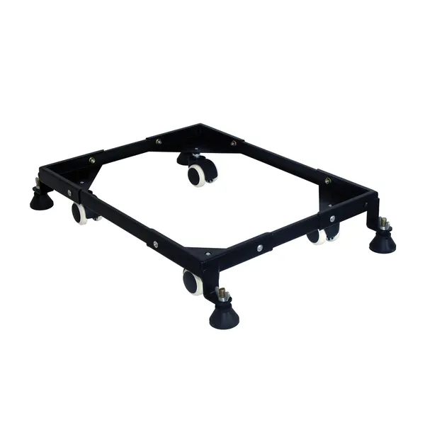 Movable_&_Adjustable_Base_Heavy_Duty_Front/Top_Load_Washing_Machine_Trolley/Refrigerator_Stand/Dishwasher_Stand_(Black)_DVWMS-01B
