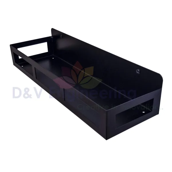 Black_Sturdy_Powder_Coated_Wall_Mounted_Kitchen/Bathroom_Shelf_Organizer_Storage_Holder_Rack