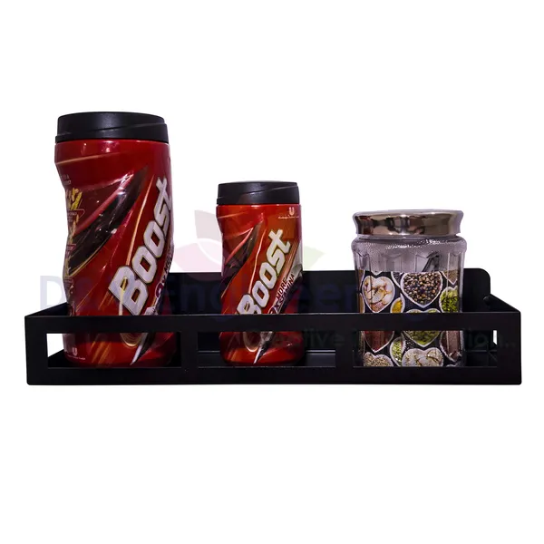 Black_Sturdy_Powder_Coated_Wall_Mounted_Kitchen/Bathroom_Shelf_Organizer_Storage_Holder_Rack