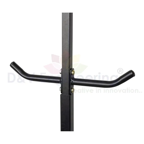 Movable_Vertical_Stand_For_Coat_Hanging,Scarf,Umbrella,Hand_Bag,Belt,Hat_Cap,Helmets,Cloths_Organizer_Hanging_Rack_For_Bedroom_With_8_Hooks_(DVCH-04B)