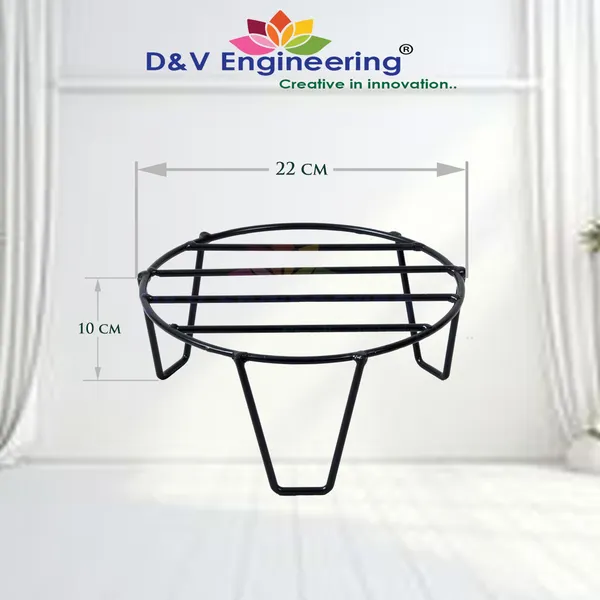 Indoor/Outdoor_Flower_Pot/Plant_Stand_for_Home_Garden_or_Balcony_decor_-_Set_of_8_(DVPOT-06B-S8)
