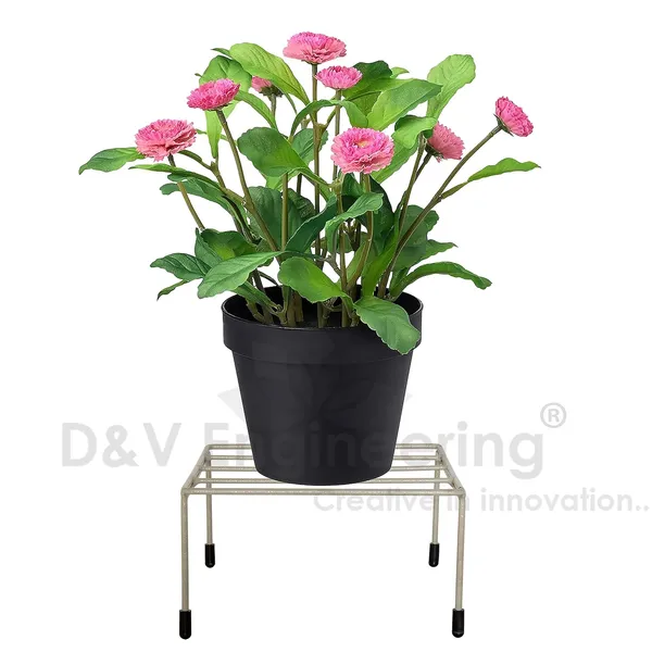 Grey_Pack_of-4:_Square_Plant_Stand_Flower_Pot_Stand