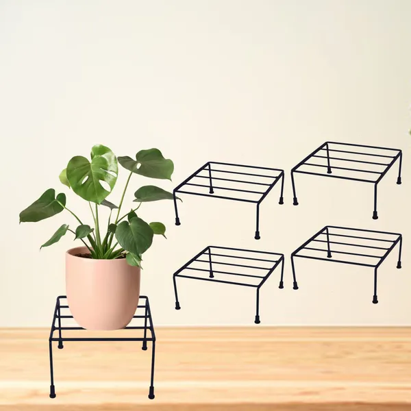 Pack_of_-4_Square_Plant_Stand/Flower_Pot_Stand