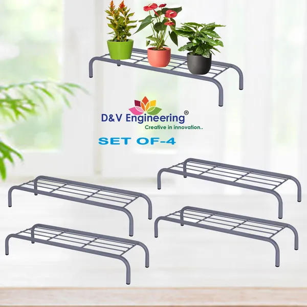 Floor_Planter_Stand/Pot_Stand/Plant_Stand_for_Home_or_Garden_D?cor__(Set_of_4,_Grey)