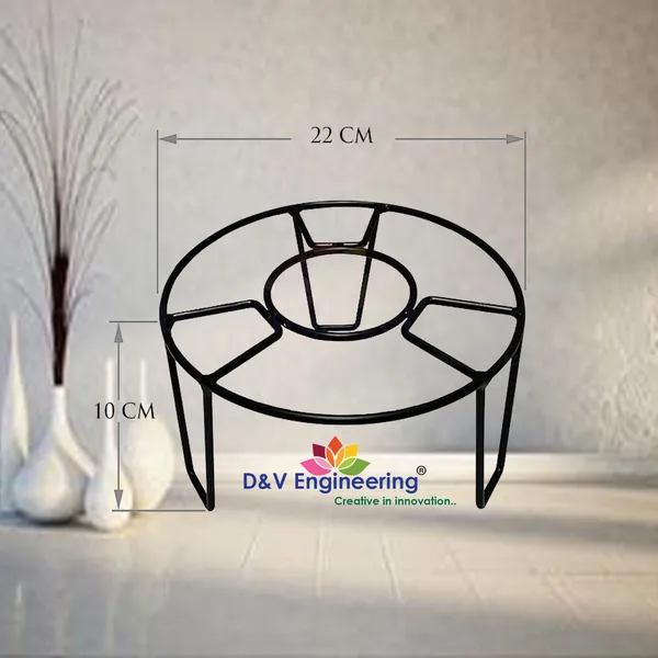 Indoor/Outdoor_Flower_Pot/Plant_Stand_for_Home_Garden_or_Balcony_decor_-_Set_of_8_(DVPOT-10B-08)