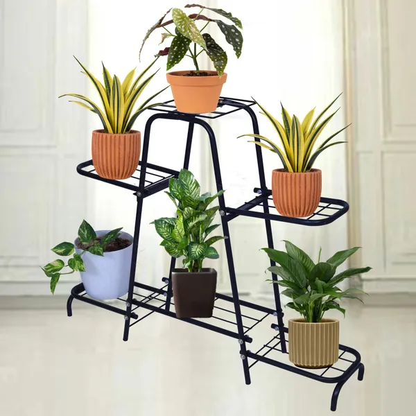 Plant_stands_for_indoor_balcony_or_living_room__Black_1_Piece_(DVPOT-13B)