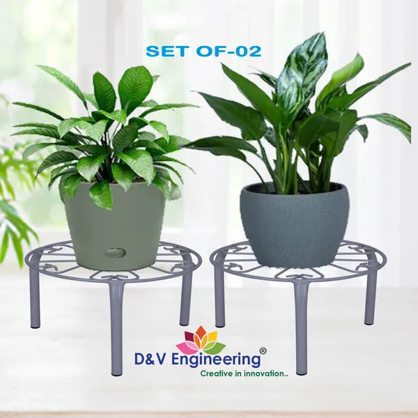 Heavy_Duty_Planter_Stand/Flower_Pot_Stand,_Dia:_27cm,_Height:20cm_(DVPOT-15W-02)