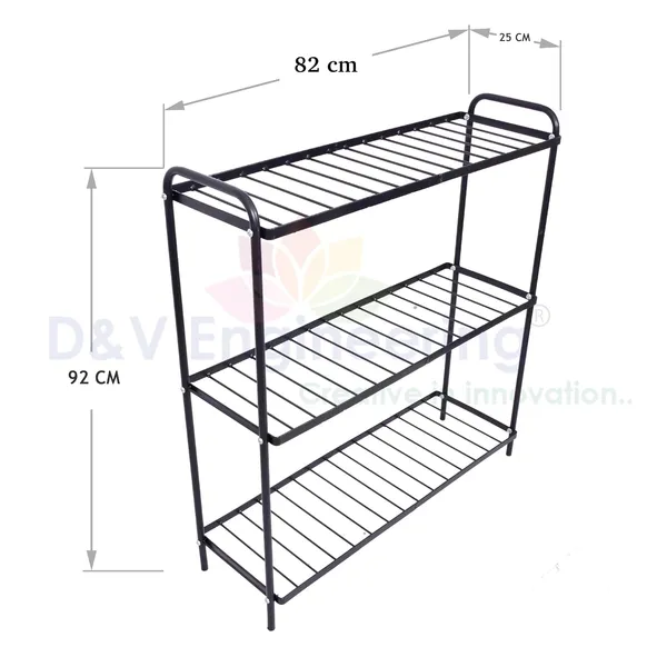 3-Tiered_Shelf_Indoor_Outdoor_Multipurpose_Floor_Mount_Plant_Stand_Rack,_Flower_Pot_Display_Shelf,_32.25"_Wide,_36.2"_Height_-_Black_(DVPOT-31-B-3T)