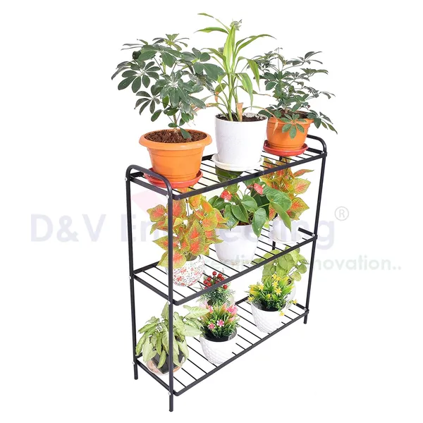 3-Tiered_Shelf_Indoor_Outdoor_Multipurpose_Floor_Mount_Plant_Stand_Rack,_Flower_Pot_Display_Shelf,_32.25"_Wide,_36.2"_Height_-_Black_(DVPOT-31-B-3T)