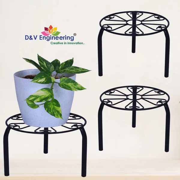 Set_of_2_-Heavy_Duty_Plant_Stand/Flower_Pot_Stand