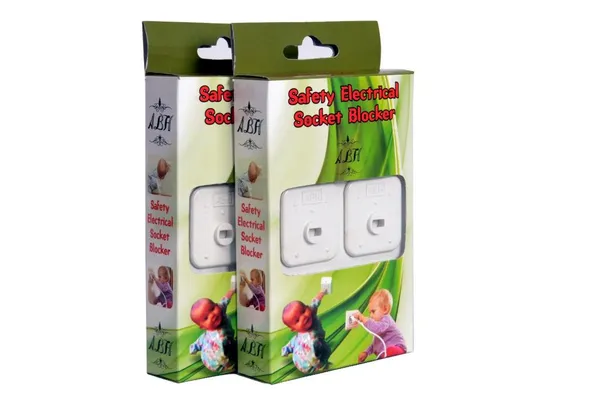 Pack_of_2_White_Child_Proofing_Electrical_Socket_Cover_|12_socket_cover_+2_smart_removal_key|
