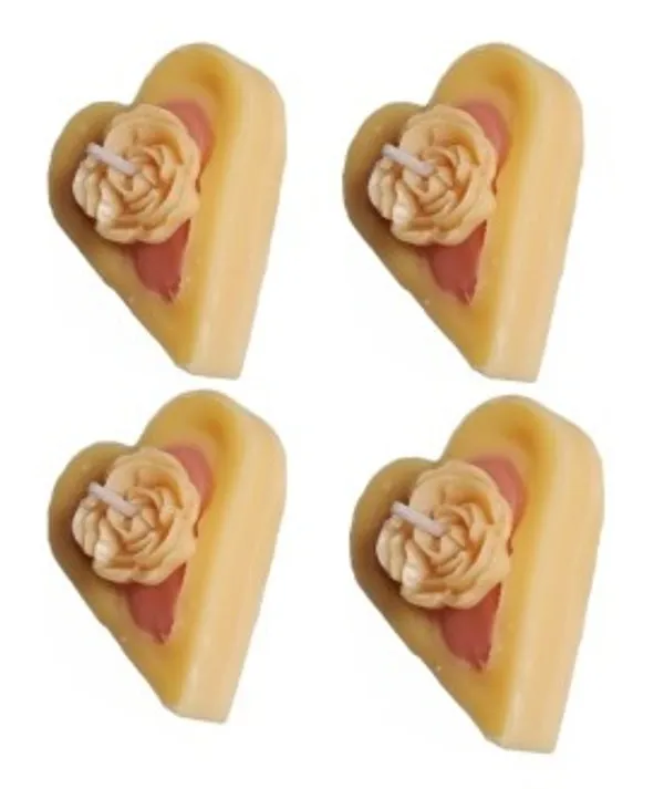 Pack_of_4_Peach_Soya_Wax_Lavender_Fragrance_Heart_Candle