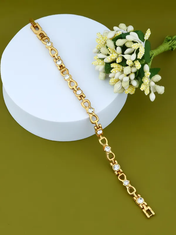 Gold_Plated_Bracelet_Stones_Studded_For_Women_&_Girls.