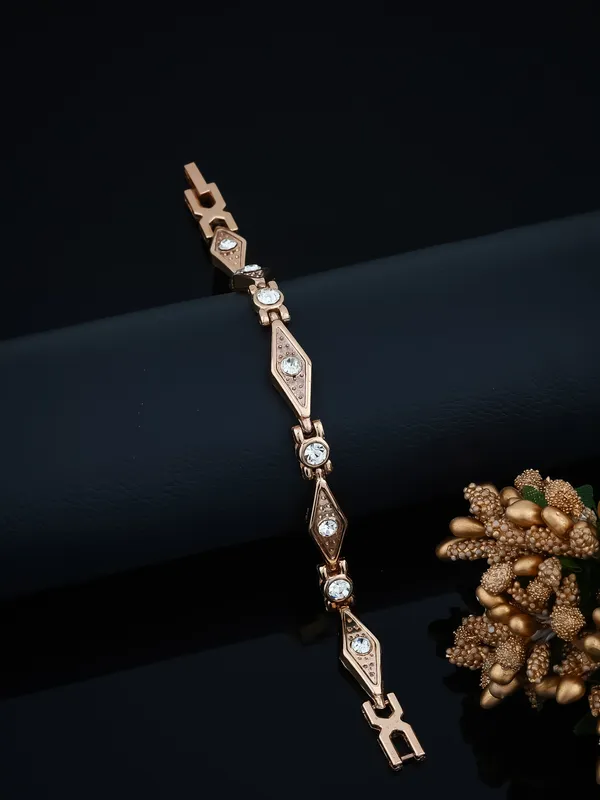 Rose_Gold__Bracelet_Stone_Studded_for_Women_and_Girls