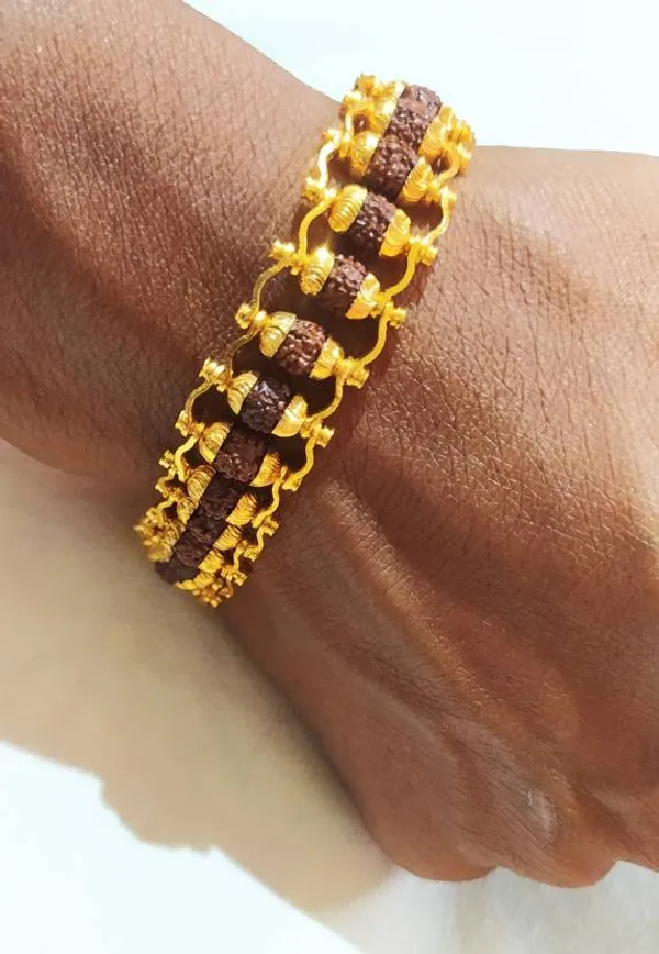 Gold_Rudrax_Chain_Kada_For_Men