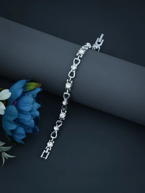 Silver_Plated_Bracelet_Stone_Studded_For_Women_&_Girls.