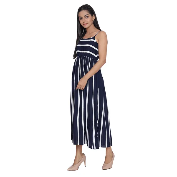 Blue_Striped_Printed_Midi_Dress
