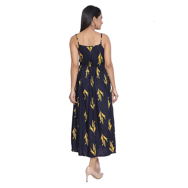 Black_Abstract_Printed_Midi_Dress