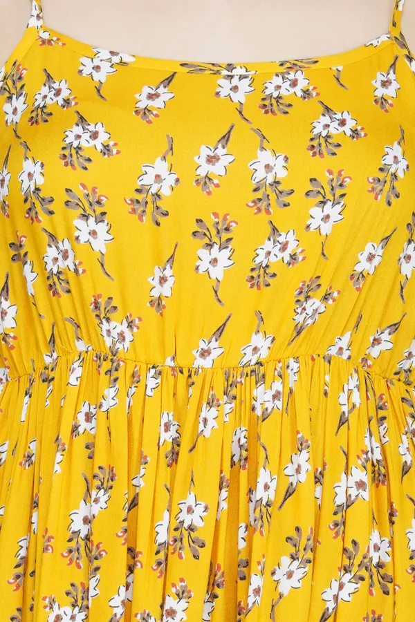 Yellow_Floral_Printed_Midi_Dress