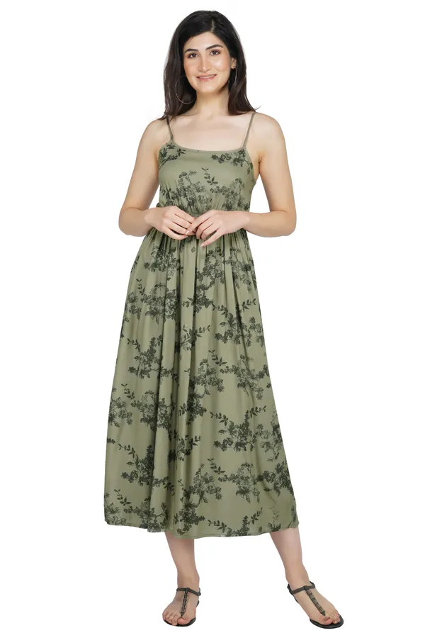Green_Floral_Printed_Midi_Dress