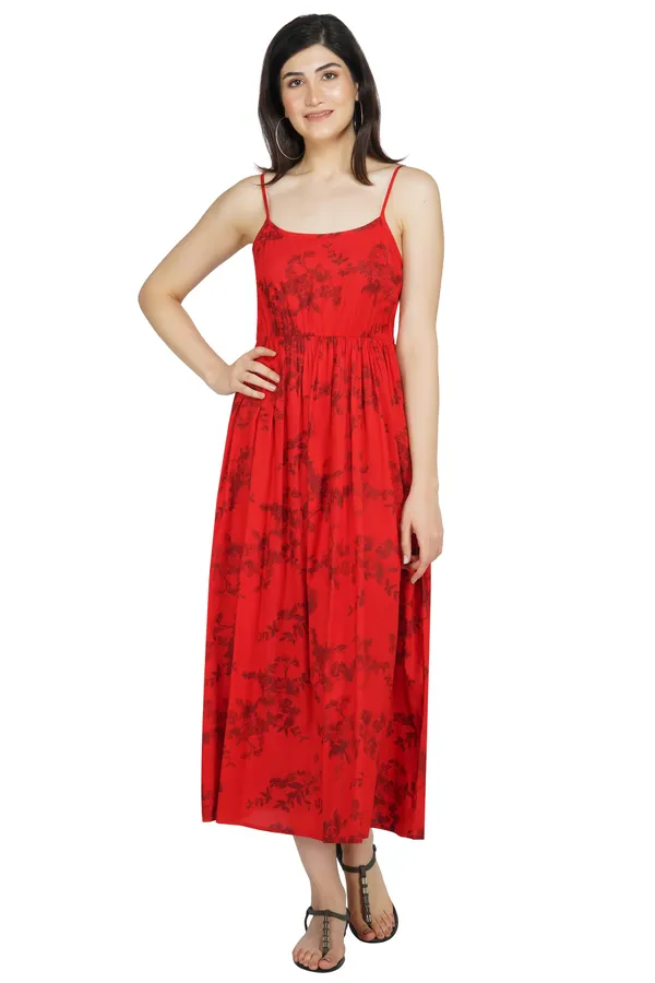 Red_Floral_Printed_Midi_Dress