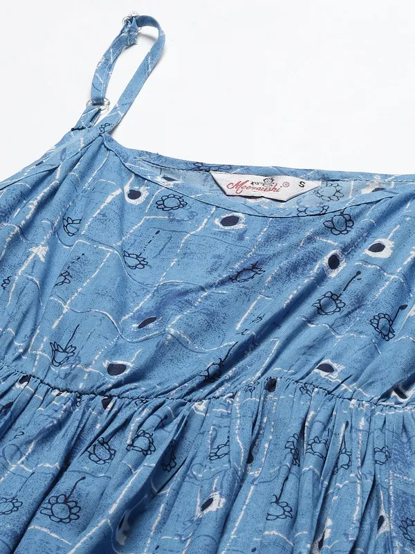 Sky_Blue_Ethnic_Printed_Midi_Dress